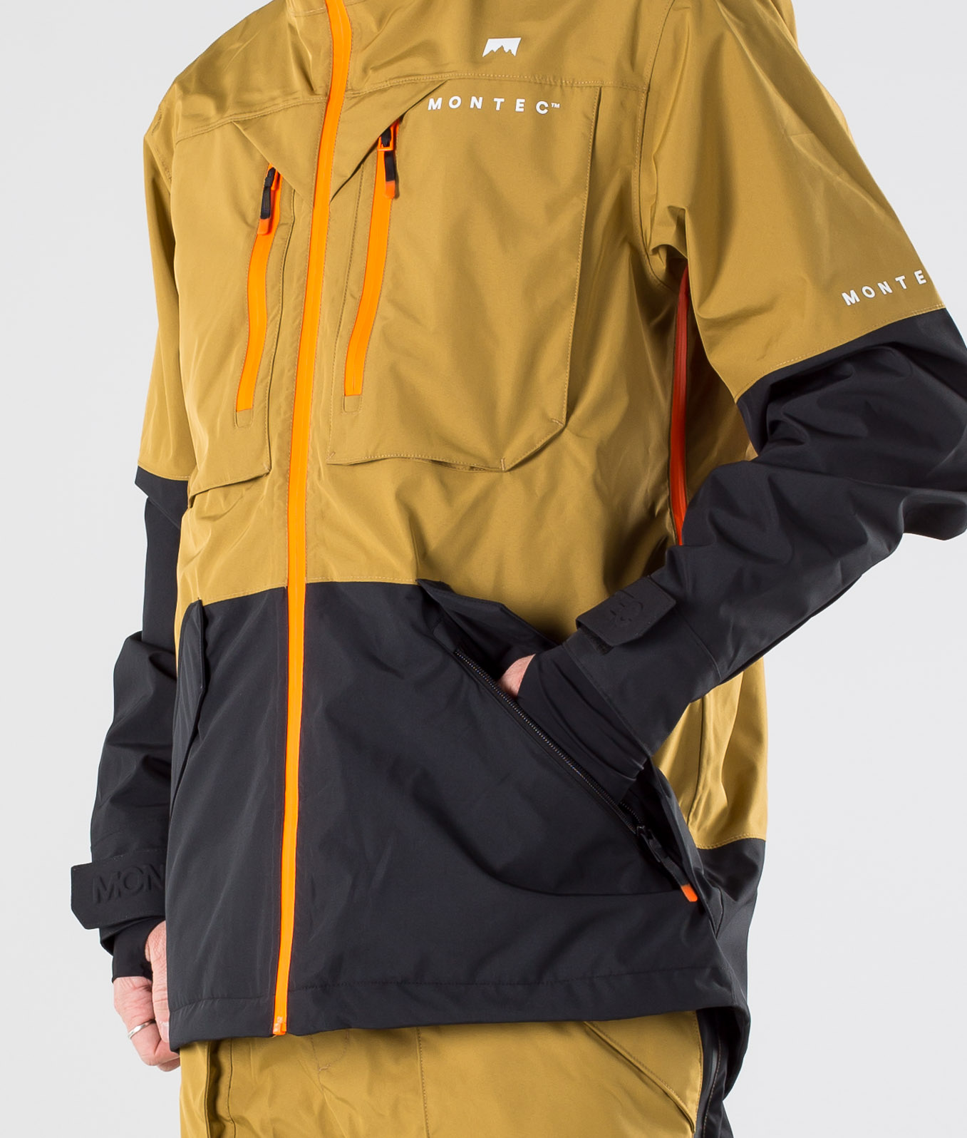 Montec Fenix Snowboard Jacket Men Gold/Black