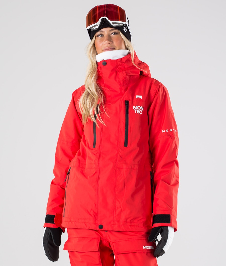 Montec Fawk W Snowboard Jacket Red
