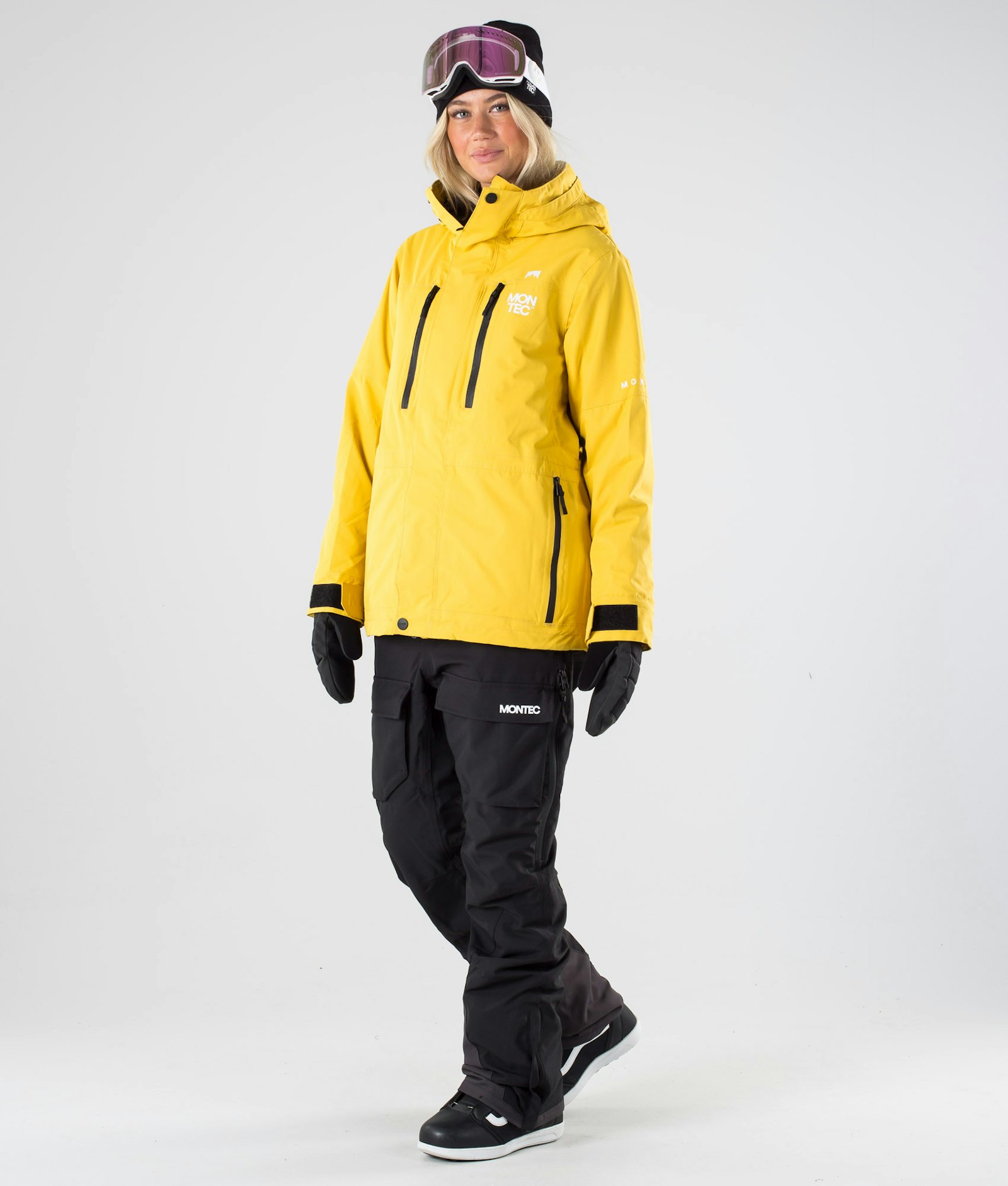 Montec Fawk W 2019 Snowboardjakke Dame Yellow