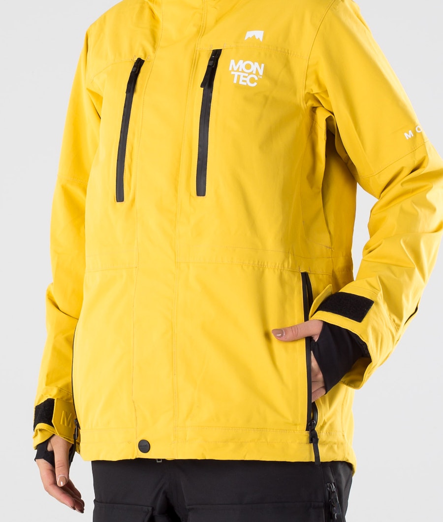 Montec Fawk W Snowboard Jacket Yellow - Ridestore.com