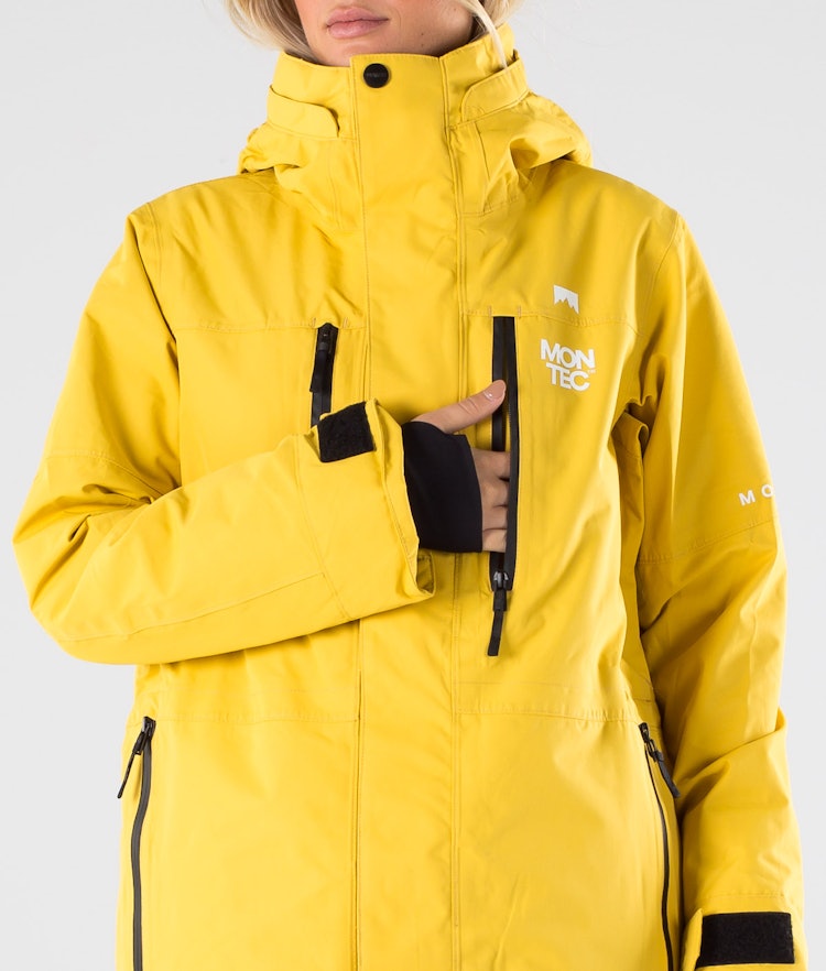 Fawk W 2019 Veste Snowboard Femme Yellow, Image 4 sur 11