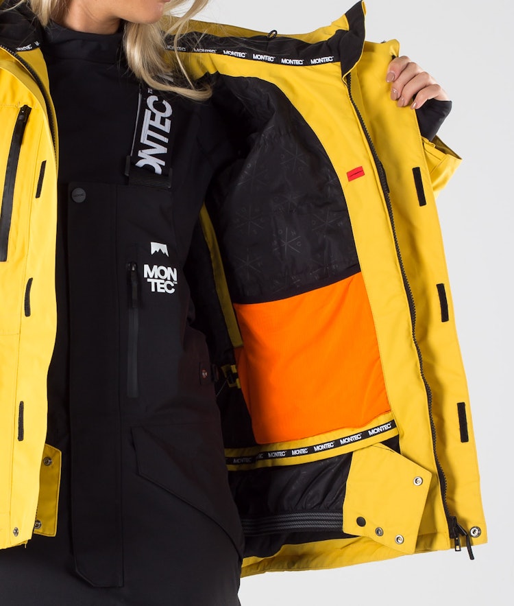 Montec Fawk W 2019 Kurtka Snowboardowa Kobiety Yellow