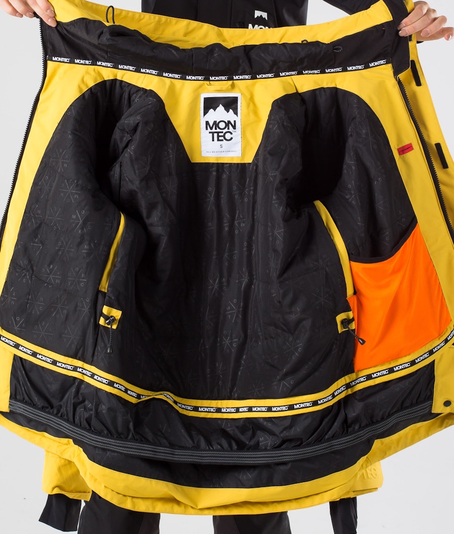Montec Fawk W Snowboard Jacket Yellow - Ridestore.com