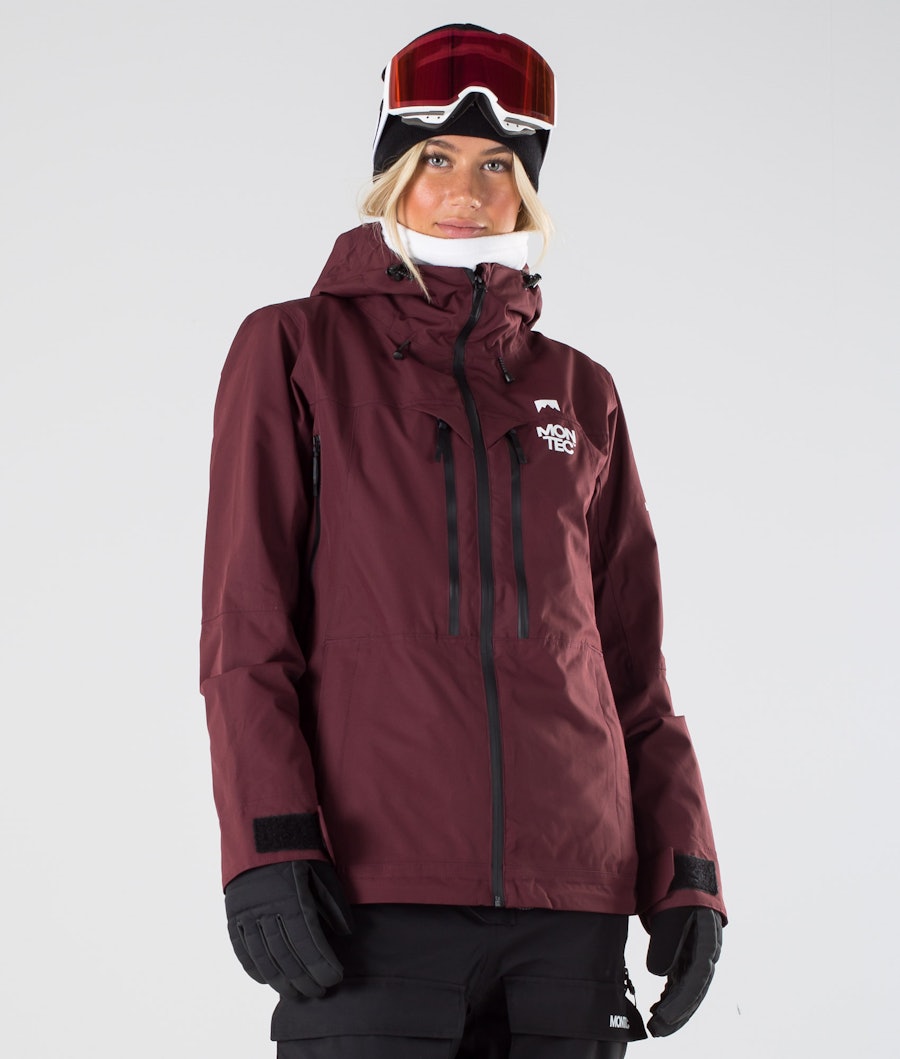 Montec Moss W 2019 Snowboard Jacket Burgundy