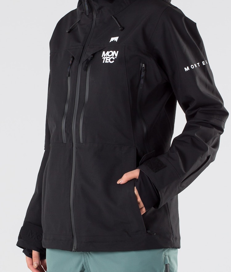 Moss W 2019 Snowboard Jacket Women Black, Image 4 of 12