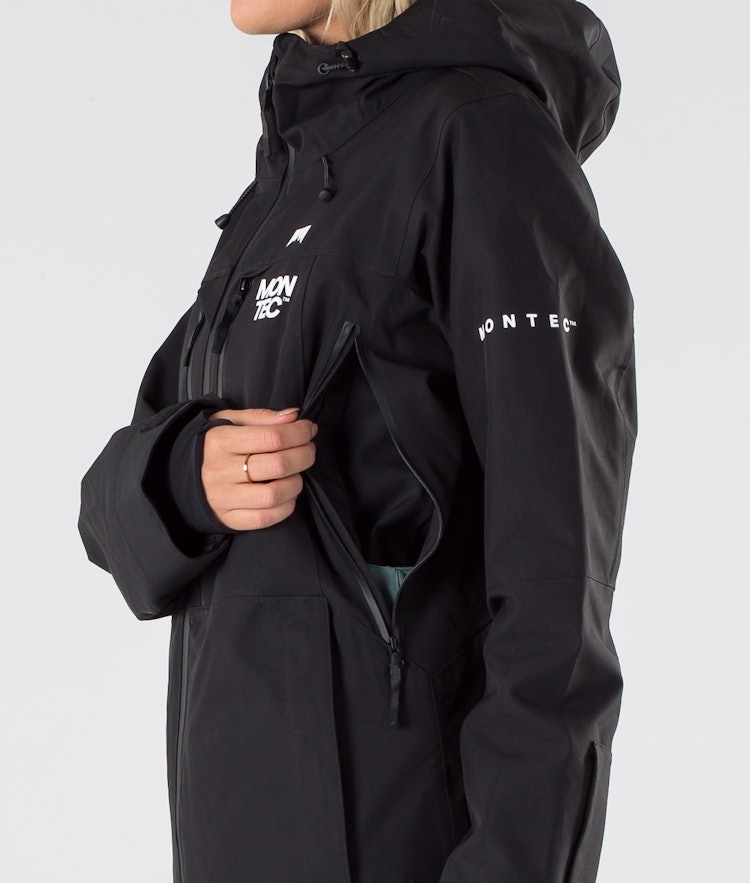 Moss W 2019 Snowboard Jacket Women Black, Image 6 of 12