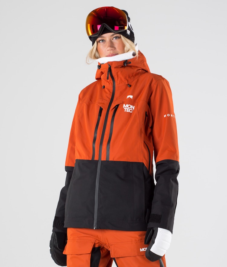 Moss W 2019 Veste Snowboard Femme Clay/Black/White, Image 1 sur 11