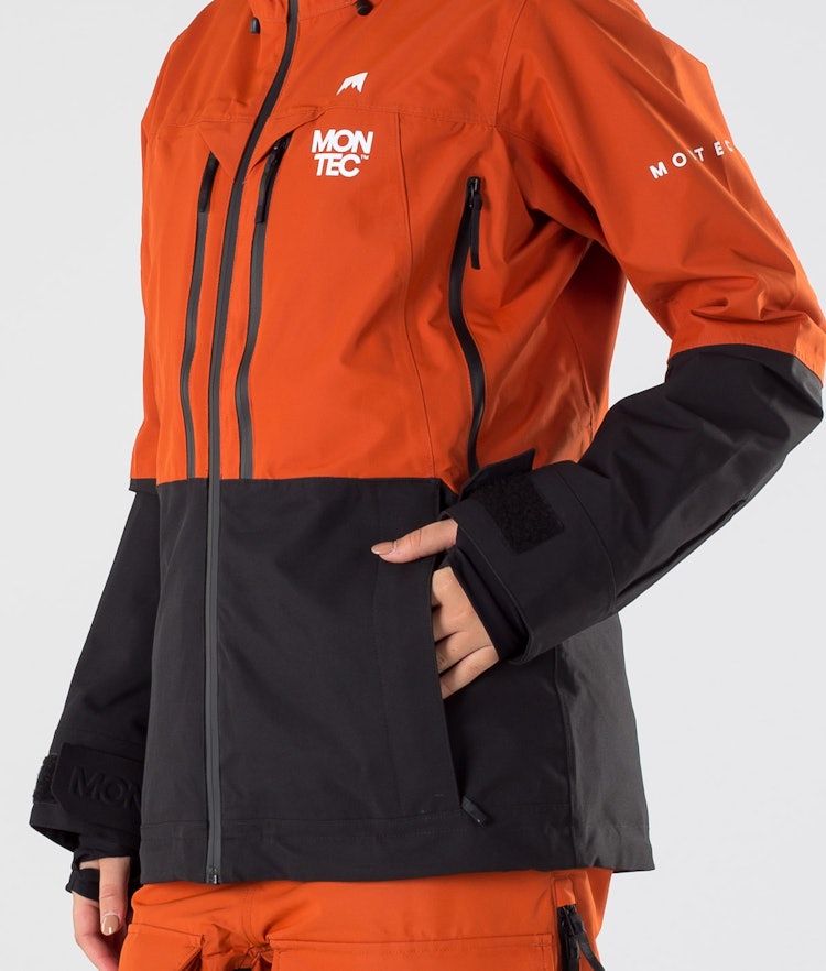 Moss W 2019 Snowboard Jacket Women Clay/Black/White, Image 4 of 11