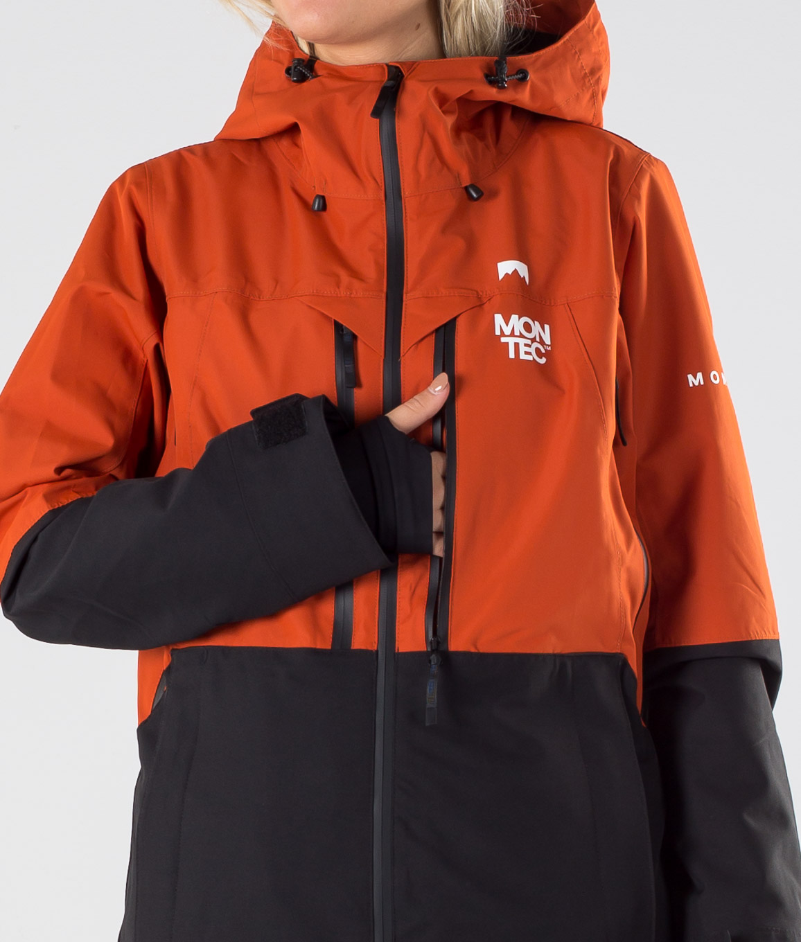 Montec Moss Snowboard Jacket Clay/Black/White