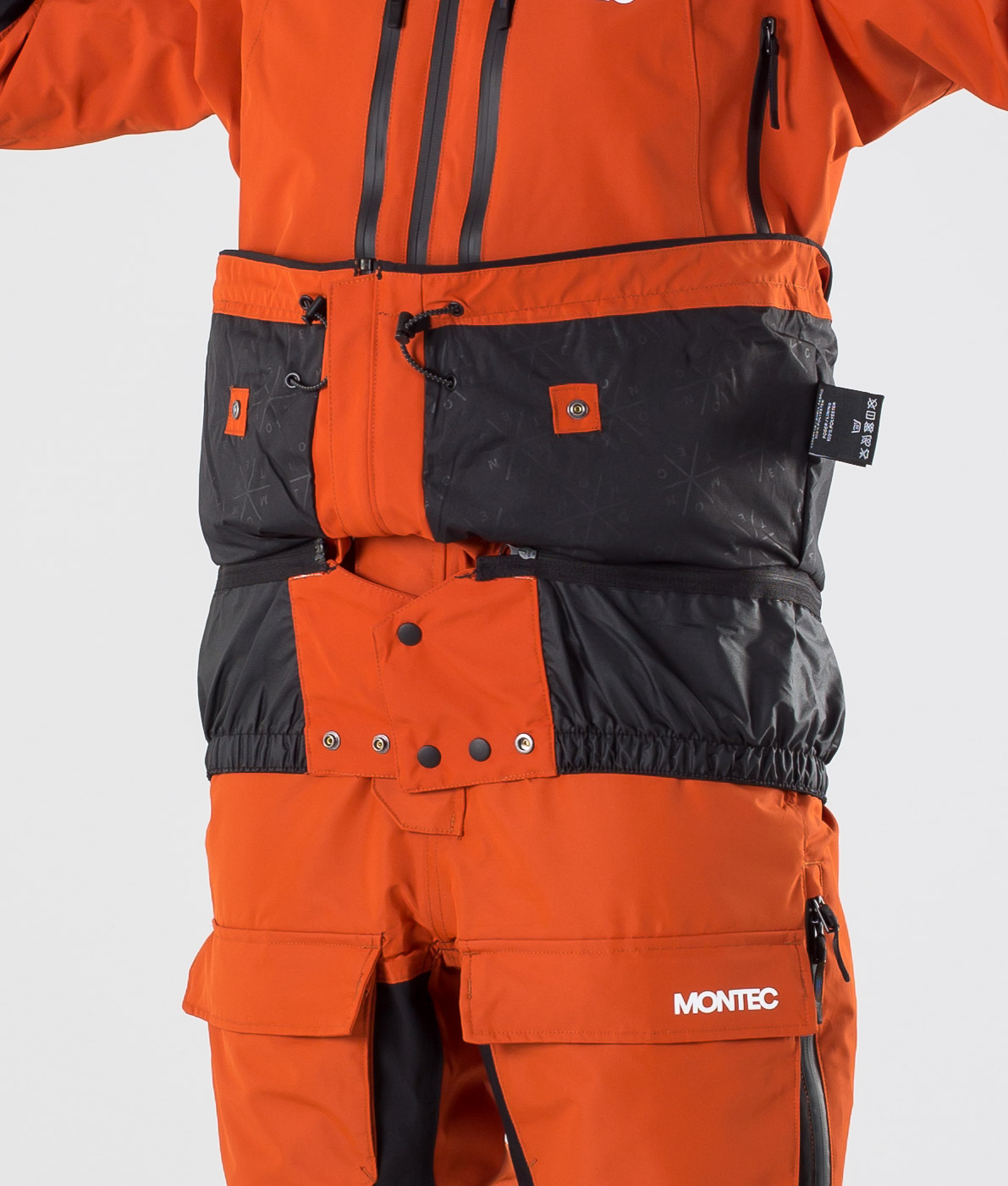 Montec Moss Snowboard Jacket Clay/Black/White