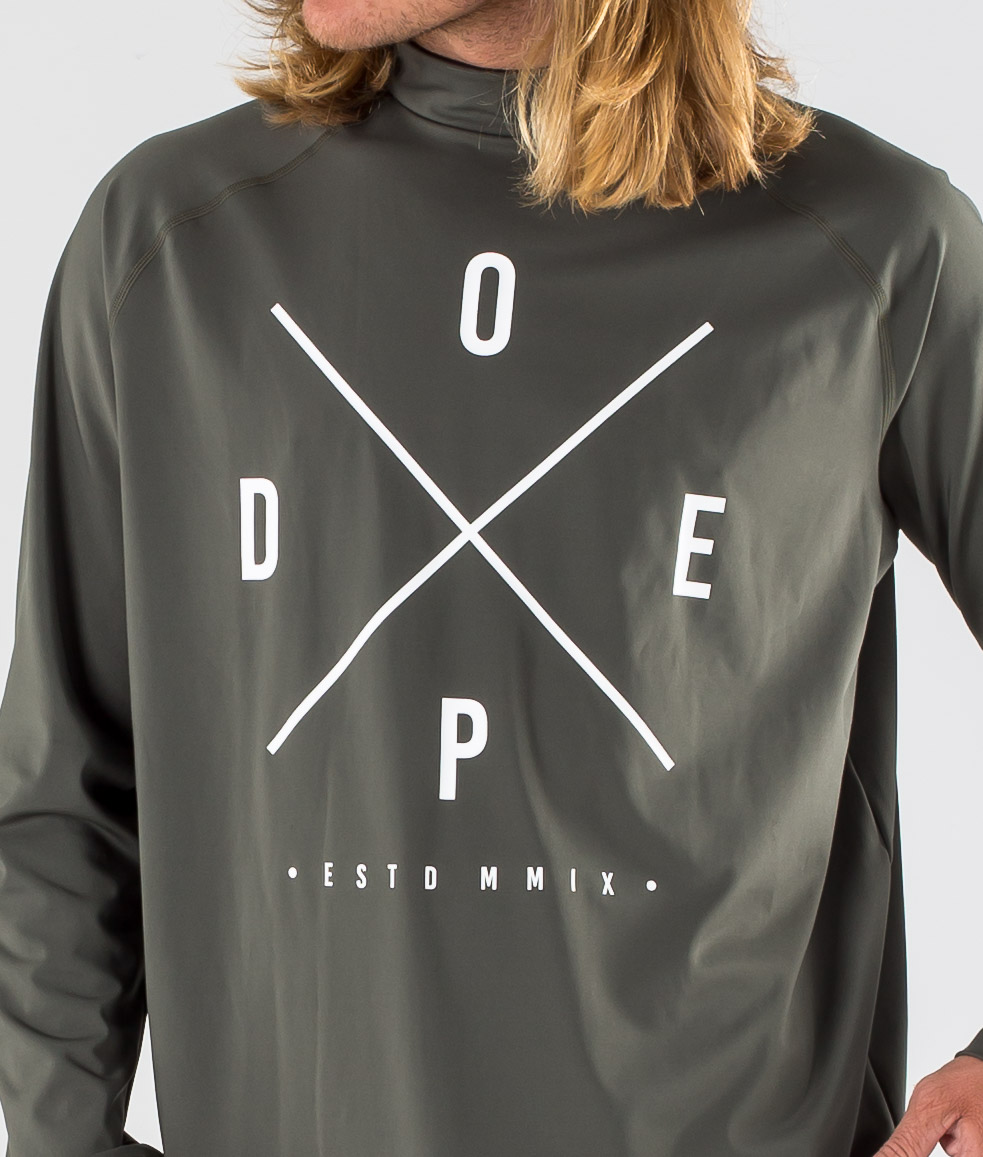 olive green base layer