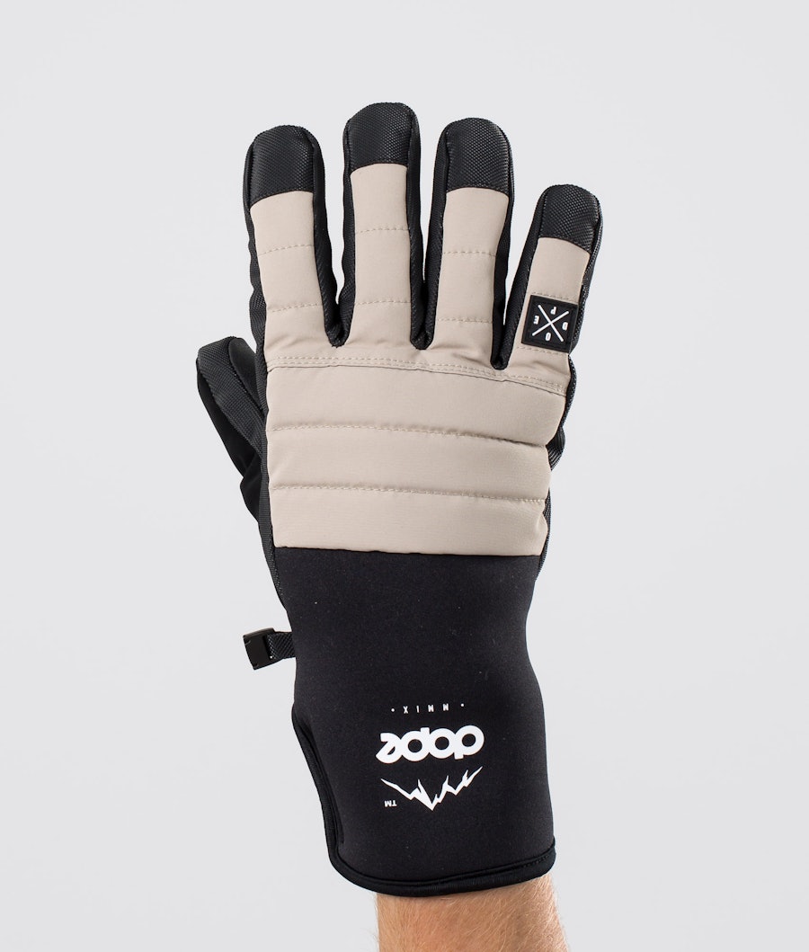 Dope Ace Ski Gloves Sand
