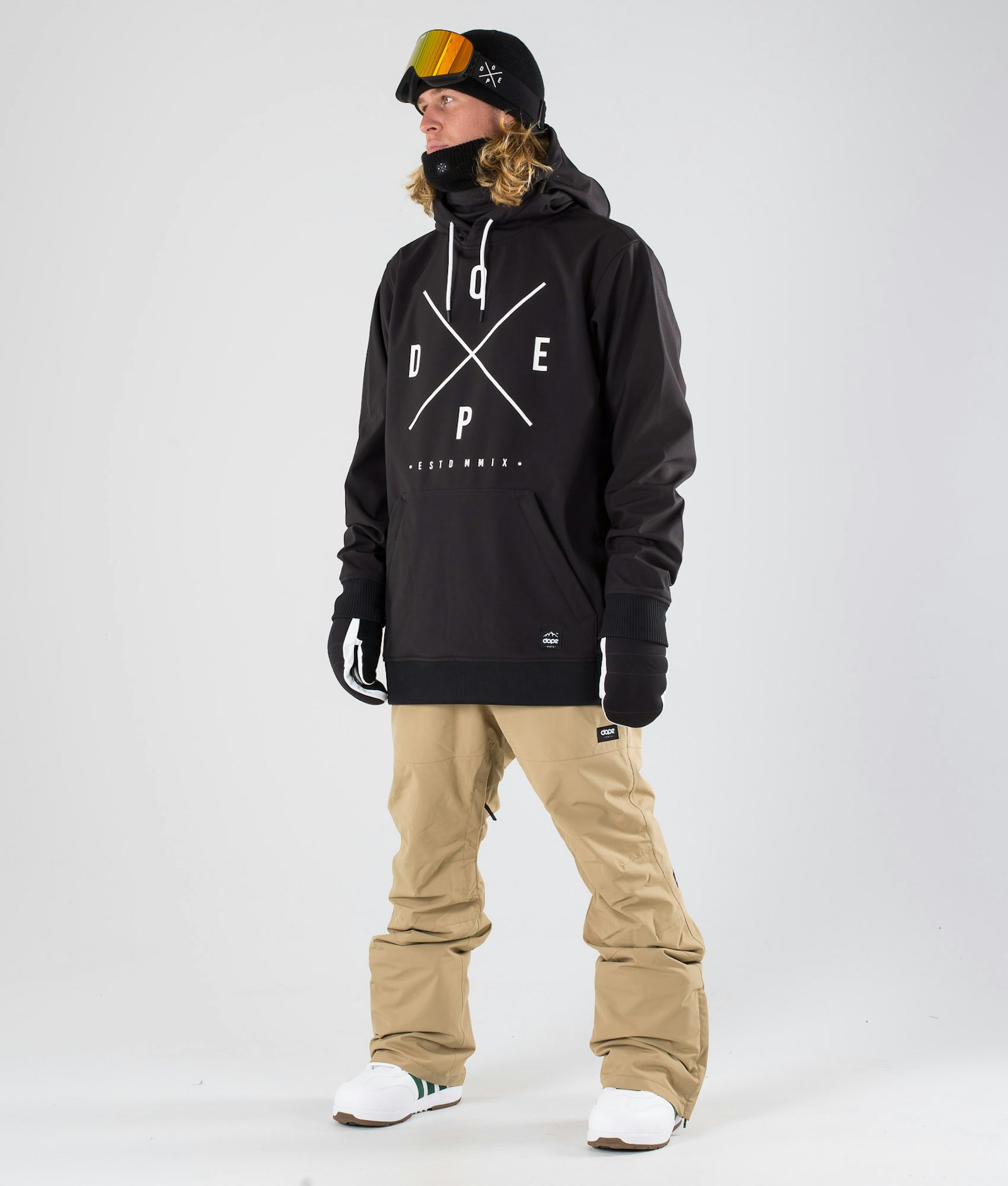 Dope Yeti Kurtka Snowboardowa Mężczyźni Black