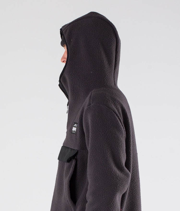 Dope Oi Fleece-hoodie Herre Phantom/Black