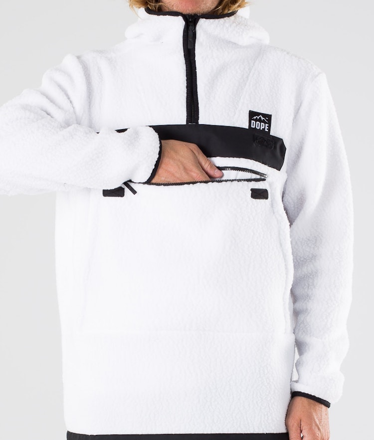 Dope Oi Fleece-hoodie Herre White