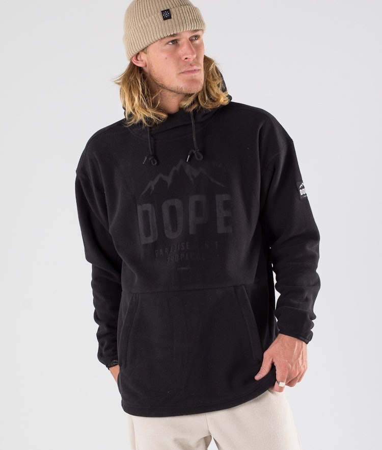 Dope Cozy Fleece-hoodie Herre Black, Billede 1 af 6