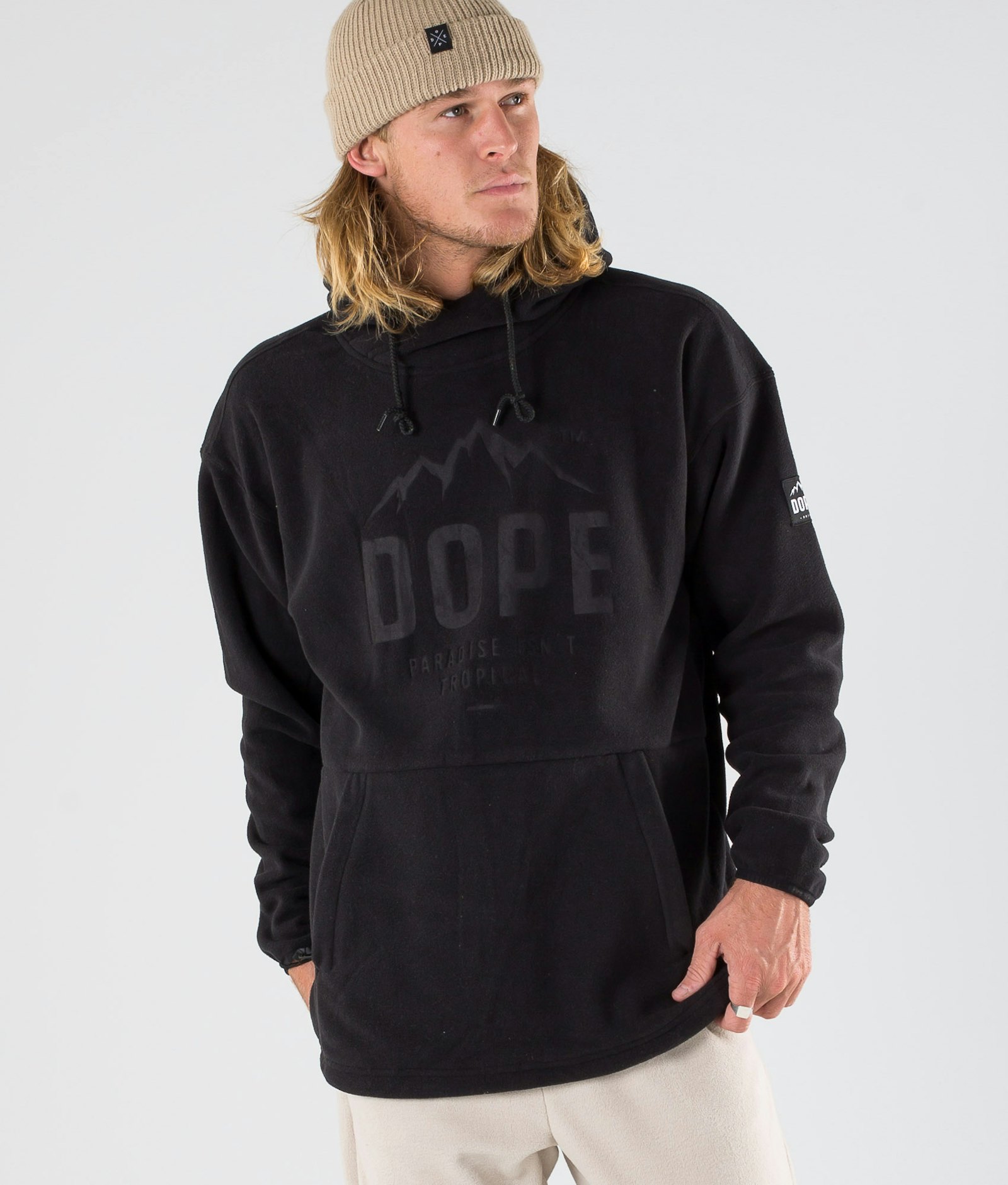Dope Cozy Fleece-hoodie Herre Black