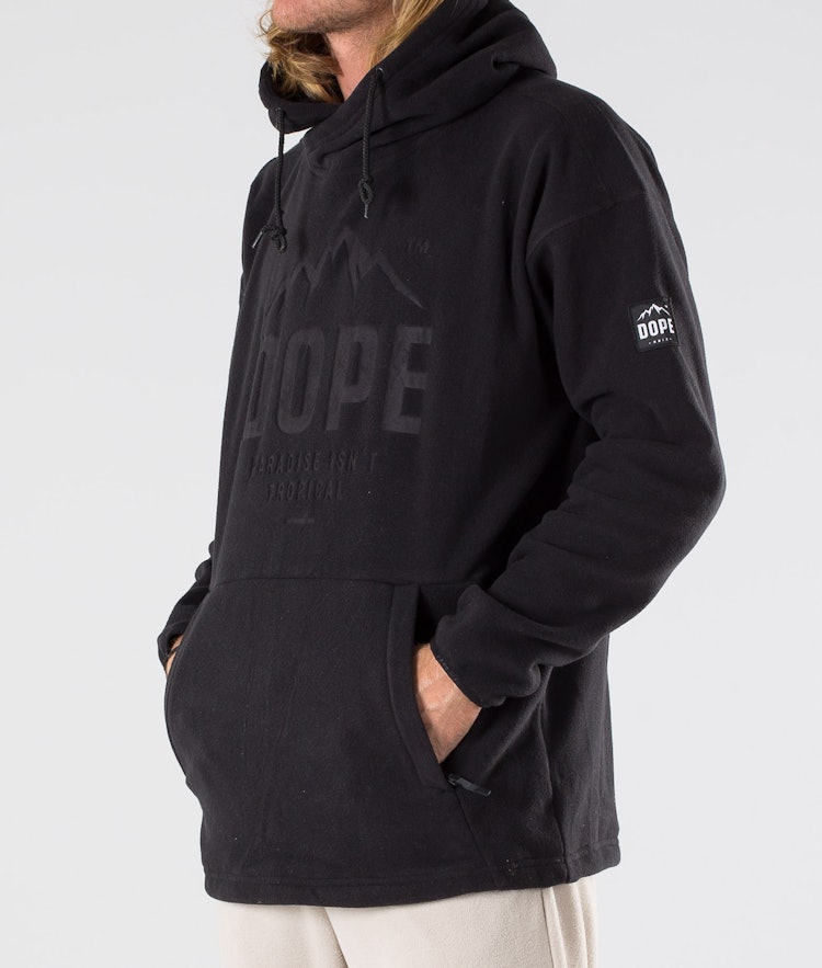 Dope Cozy Fleece-hoodie Herre Black, Billede 3 af 6