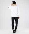 Dope Pile W Sweat Polaire Femme White