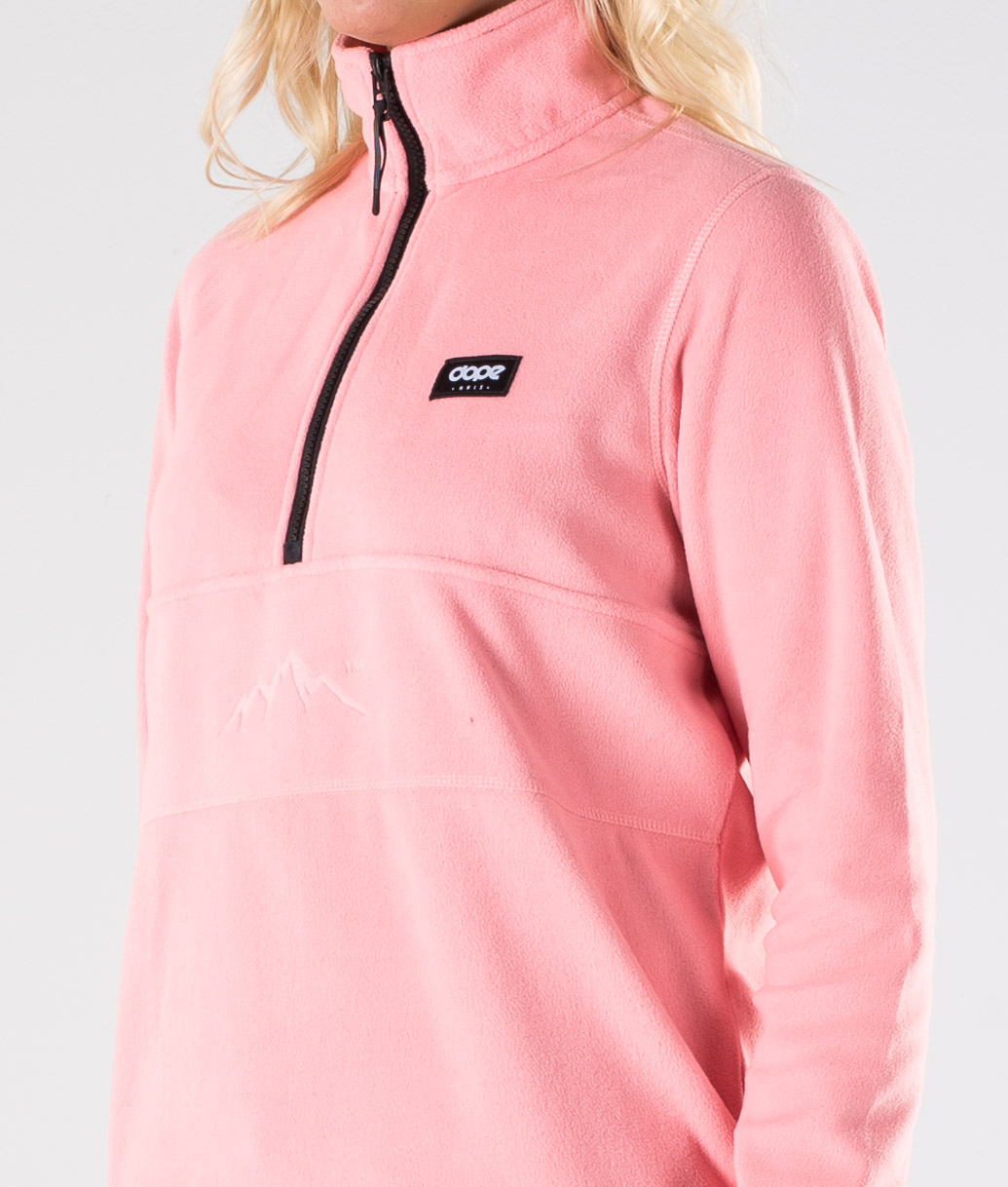 pink fleece sweater