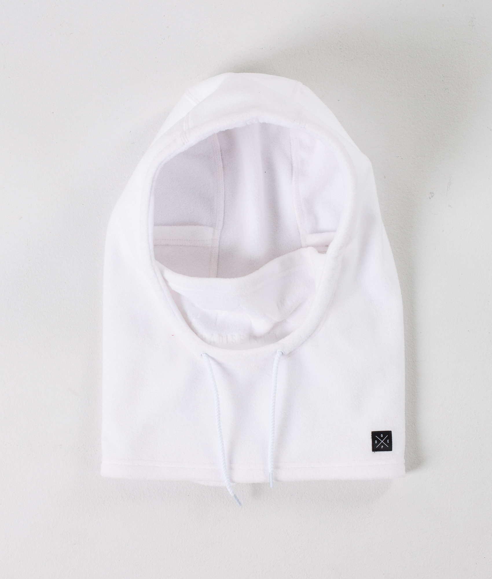 Dope Cozy Hood Facemask Men White