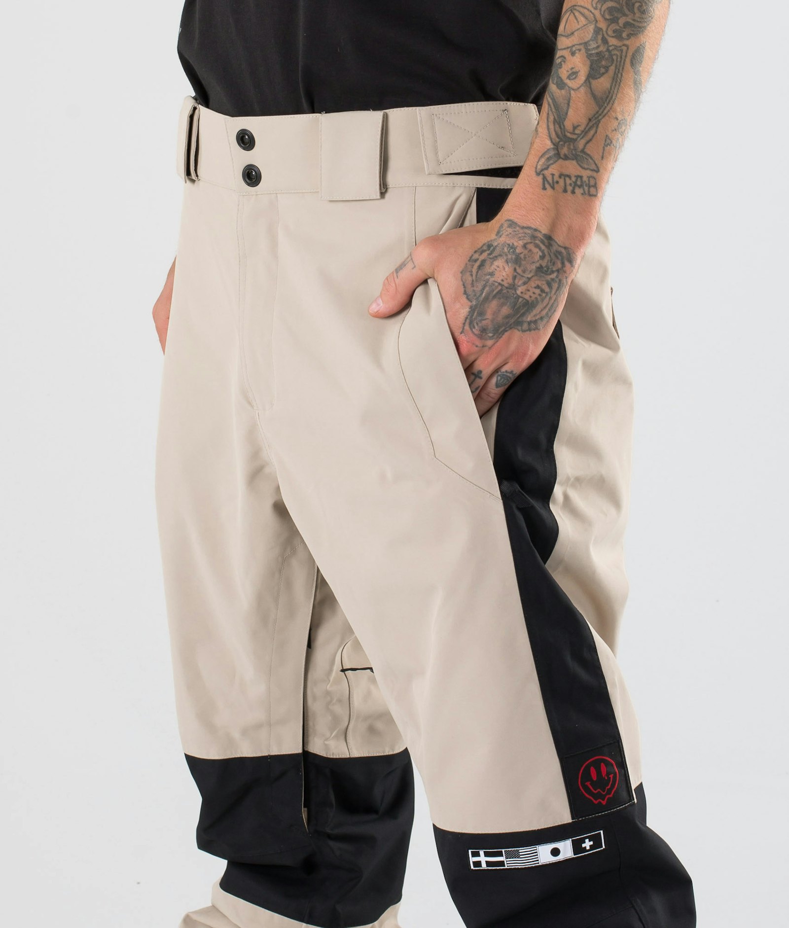 KB Hoax II Pantalon de Snowboard Homme Sand/Black