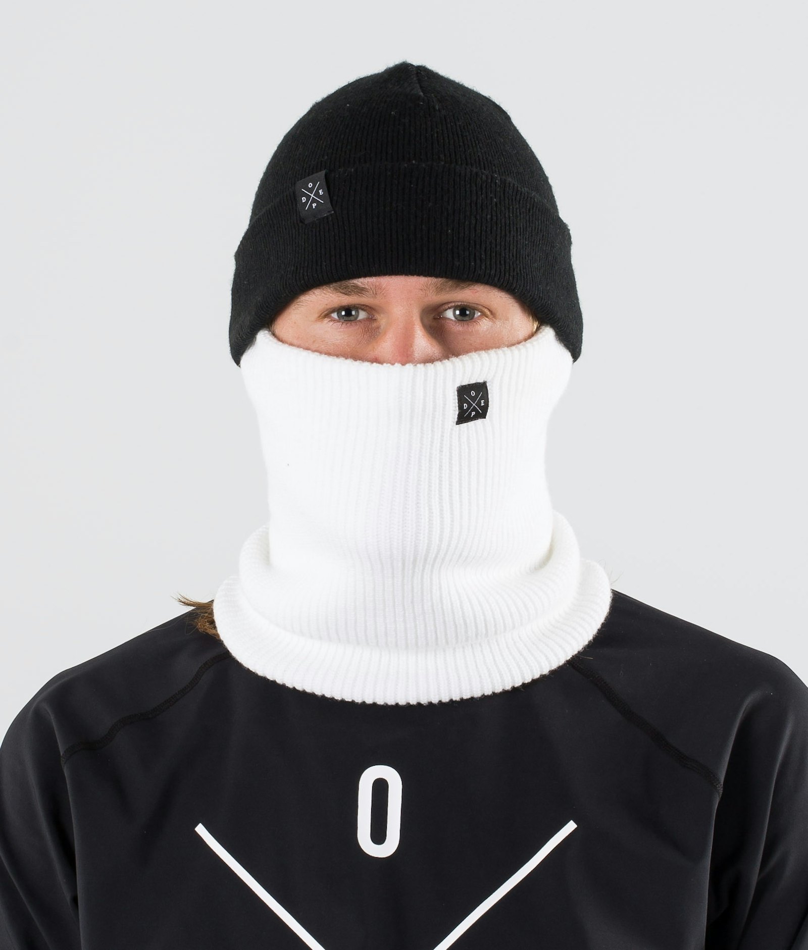 2X-UP Knitted Facemask Optic White