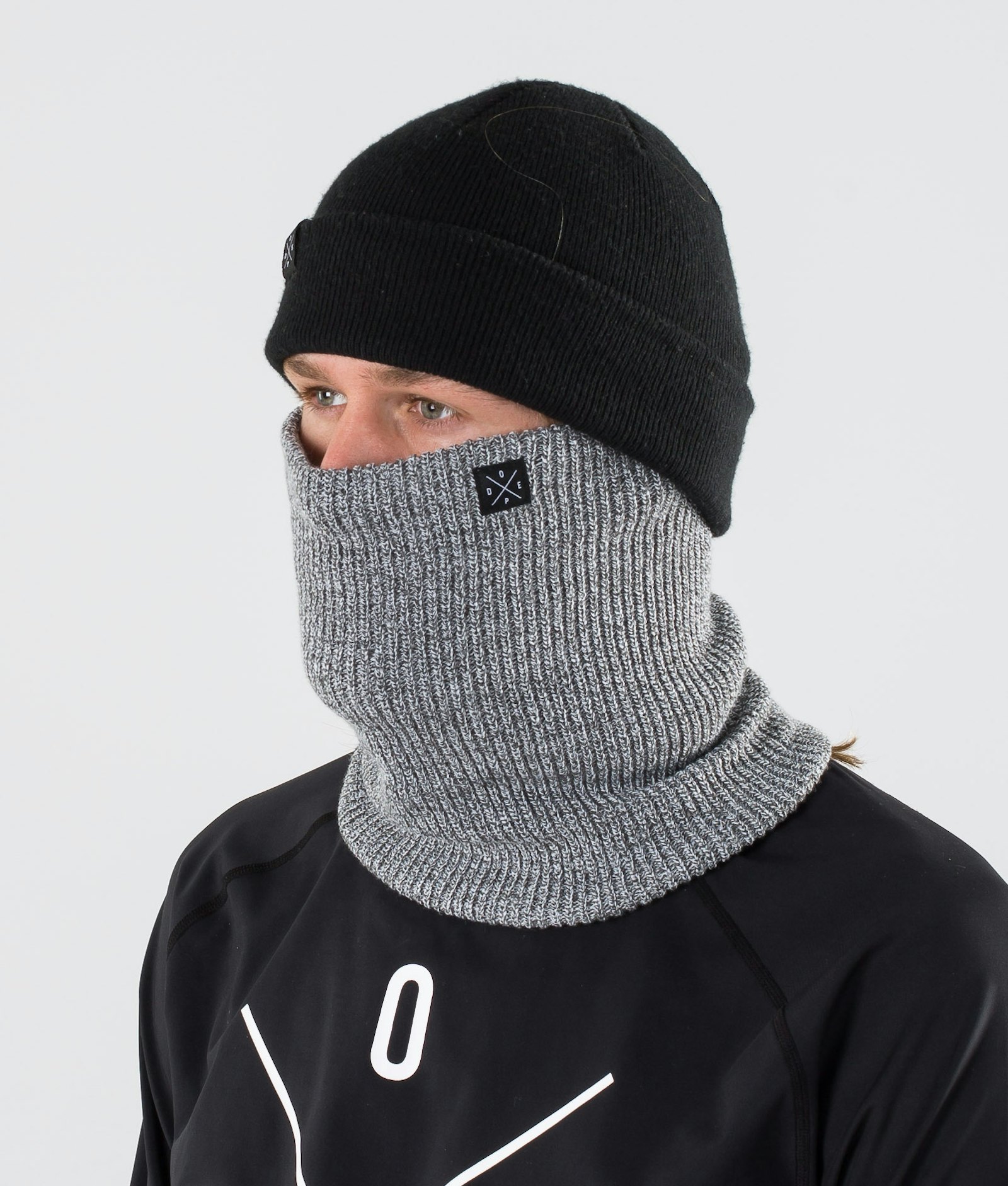 Dope 2X-UP Knitted Ochraniacze na Twarz Grey Melange