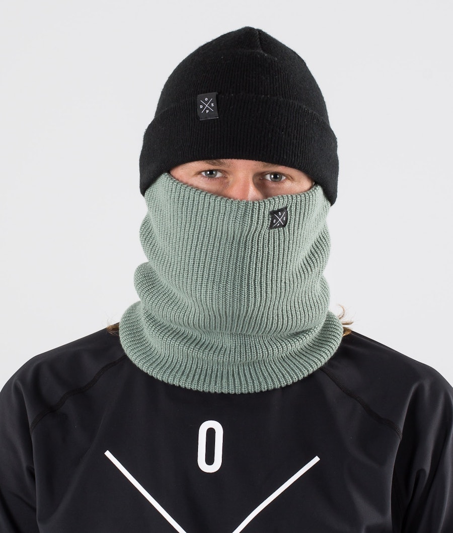 Dope 2X-UP Knitted Skimasker Heren Faded Green