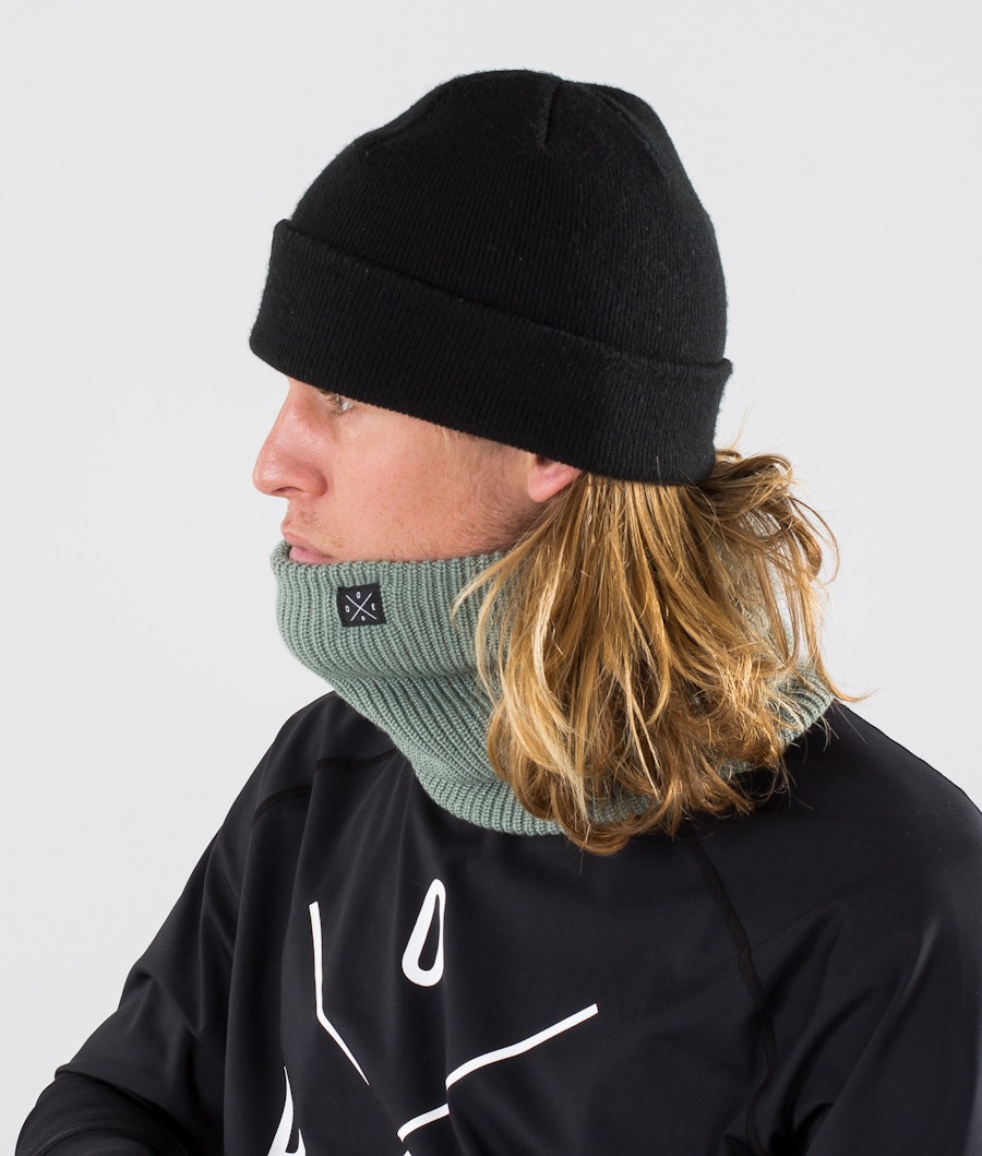 Dope 2X-UP Knitted Skimasker Heren Faded Green