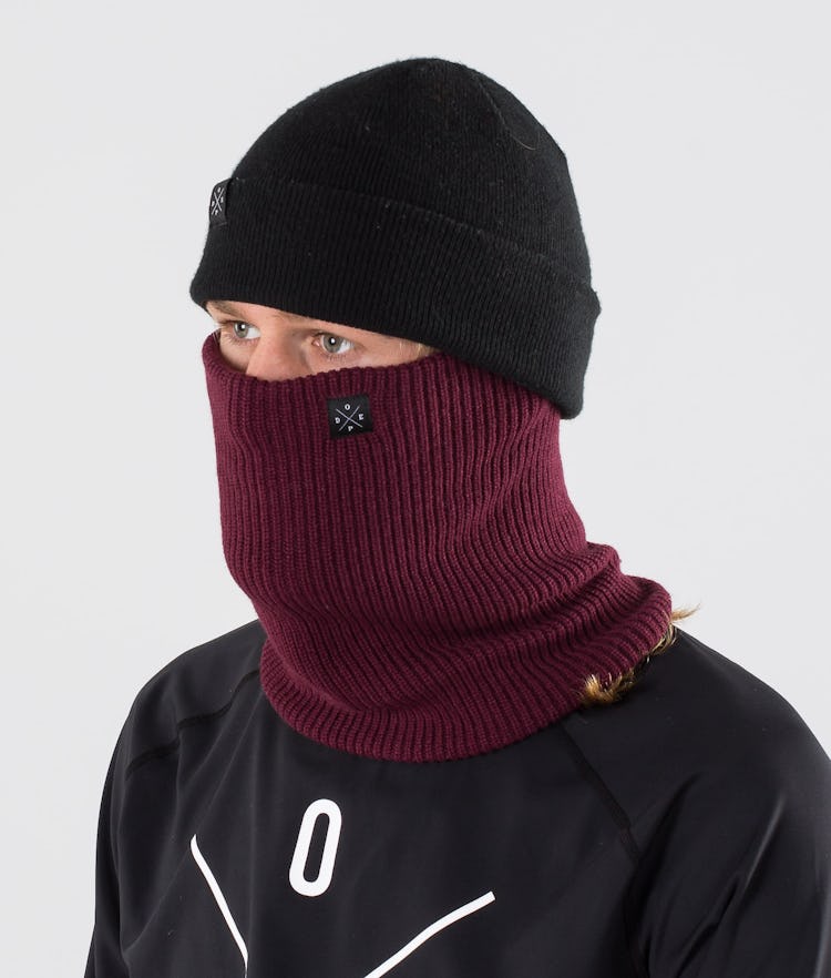 Dope 2X-UP Knitted Pasamontañas Hombre Burgundy - Color Burdeos