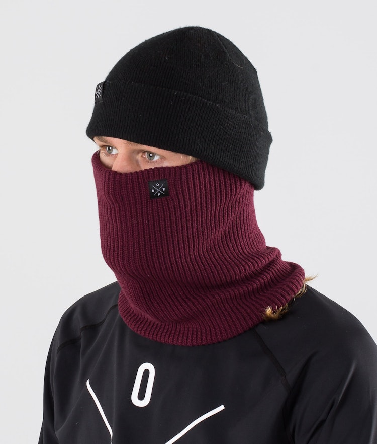 2X-UP Knitted Facemask Burgundy, Image 1 of 4