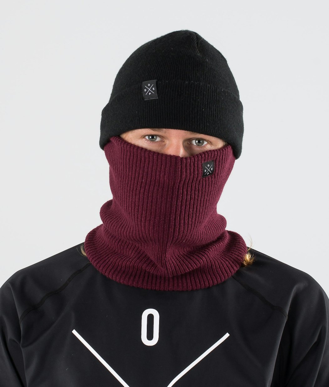 Dope 2X-UP Knitted Tour de cou Homme Burgundy