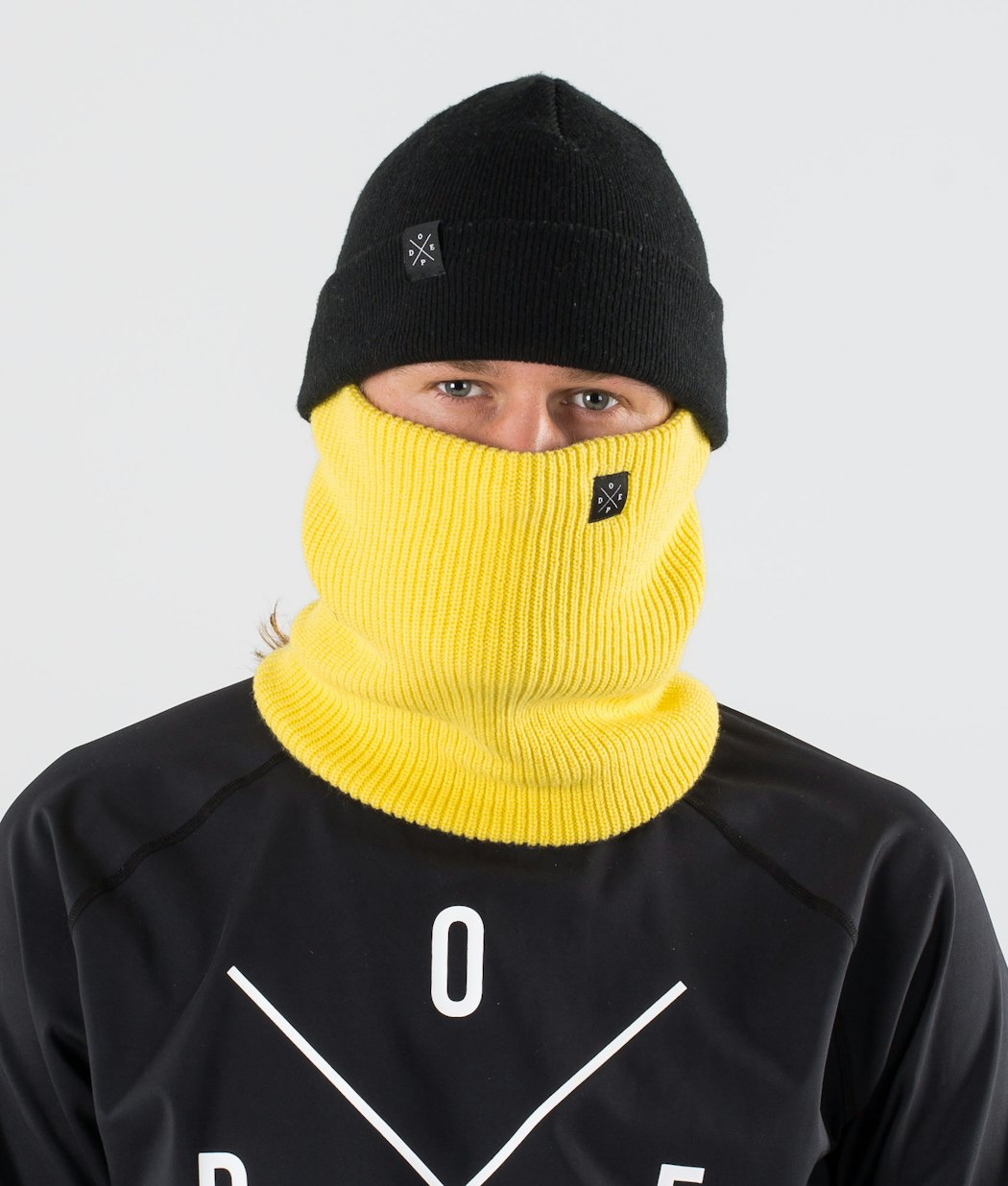 Dope 2X-UP Knitted Skimasker Faded Yellow