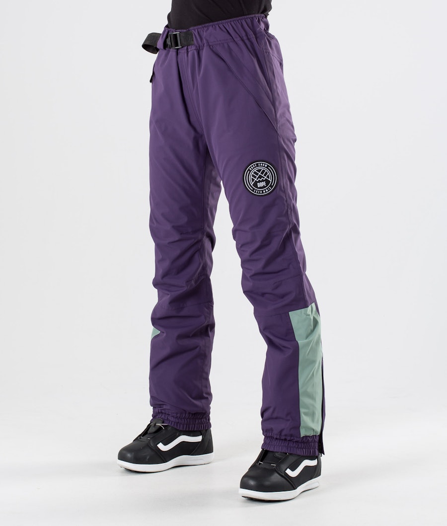 Dope Blizzard W LE Pantaloni Snowboard Grape Faded Green