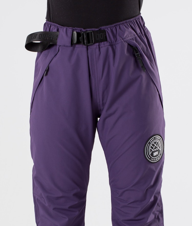 Dope Blizzard W 2019 Pantalones Snowboard Mujer Limited Edition Grape/Faded Green