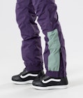 Dope Blizzard W 2019 Pantalon de Snowboard Femme Limited Edition Grape/Faded Green