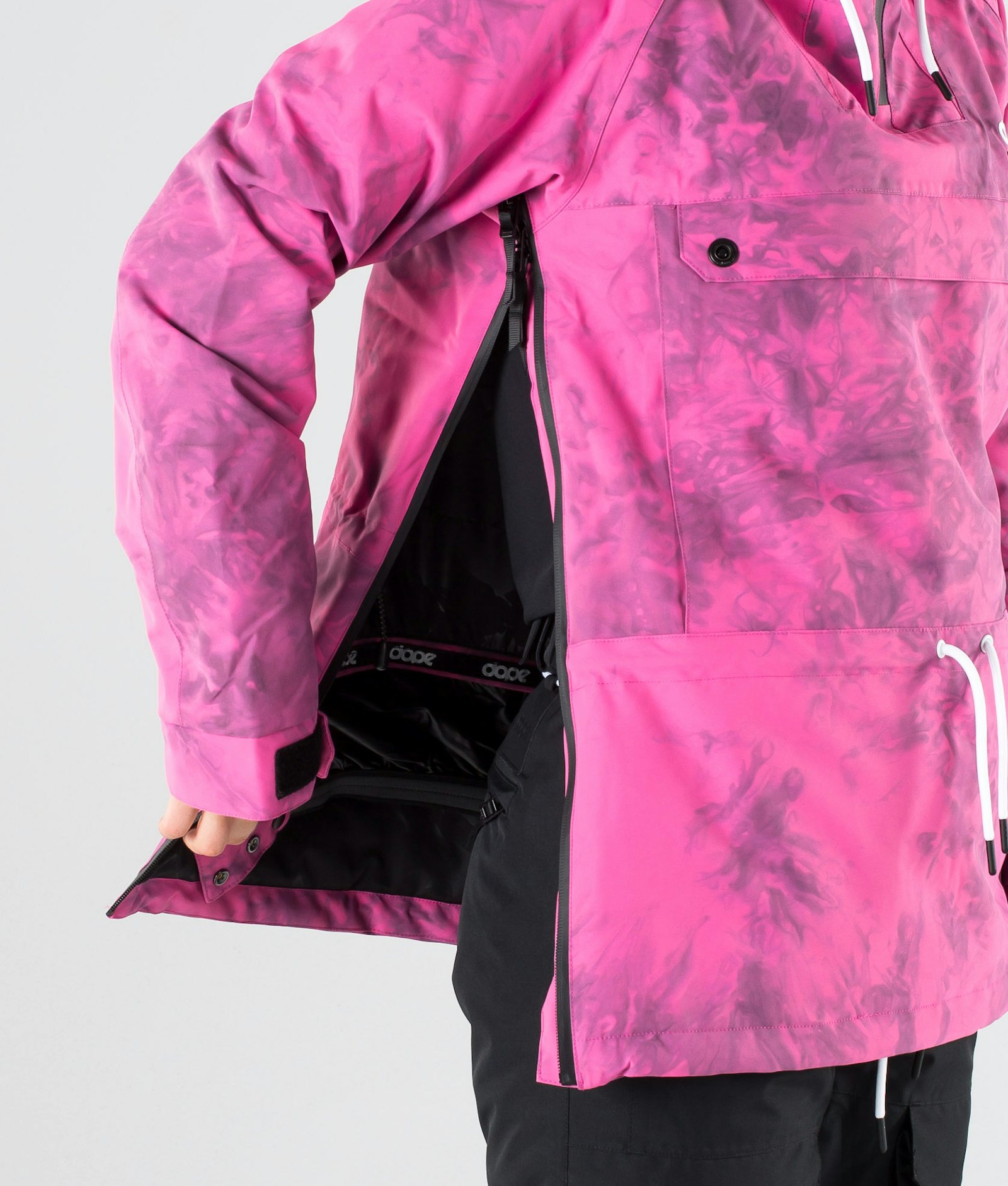 Dope Annok W 2019 Snowboardjakke Dame Pink Tiedye