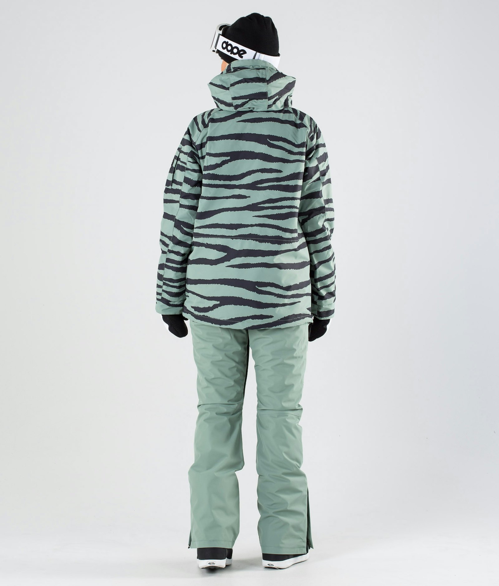 Dope Annok W 2019 Snowboard Jacket Women Green Zebra