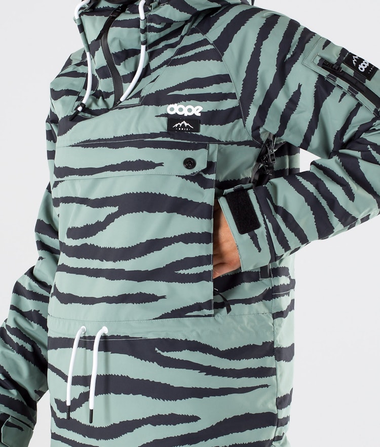 Dope Annok W 2019 Snowboard Jacket Women Green Zebra