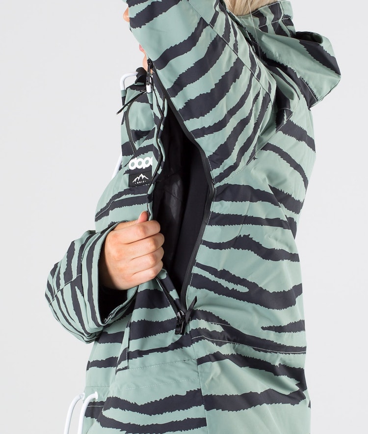 Dope Annok W 2019 Snowboardjacke Damen Green Zebra, Bild 6 von 11