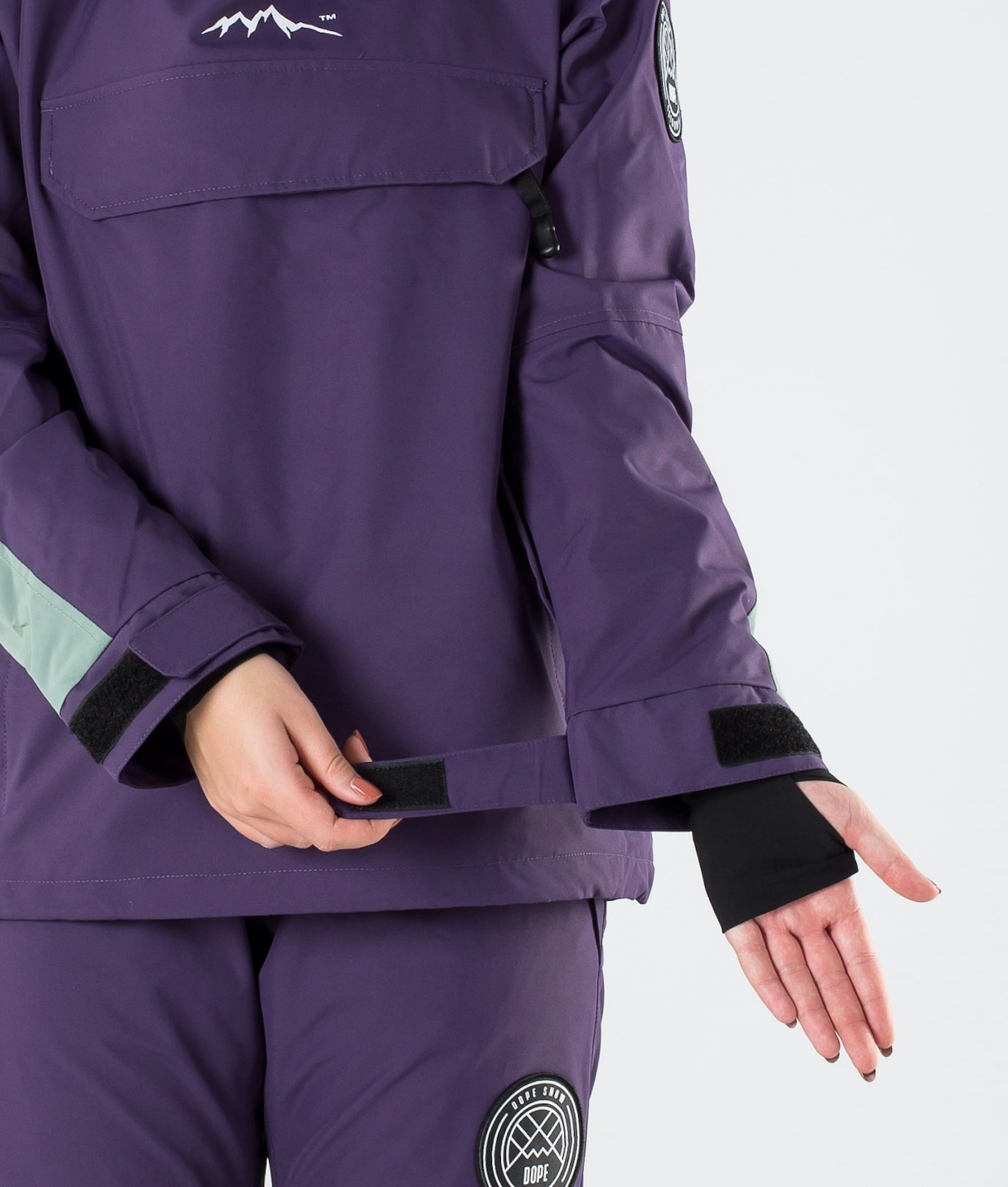 Dope Blizzard W 2019 Snowboard Jacket Women Limited Edition Grape Faded Green