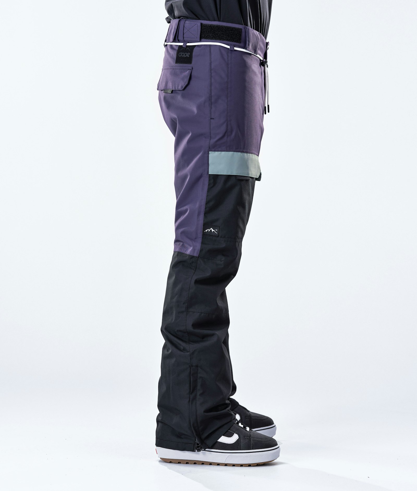 Dope Poise 2019 Spodnie Snowboardowe Mężczyźni Grape/Faded Green/Black