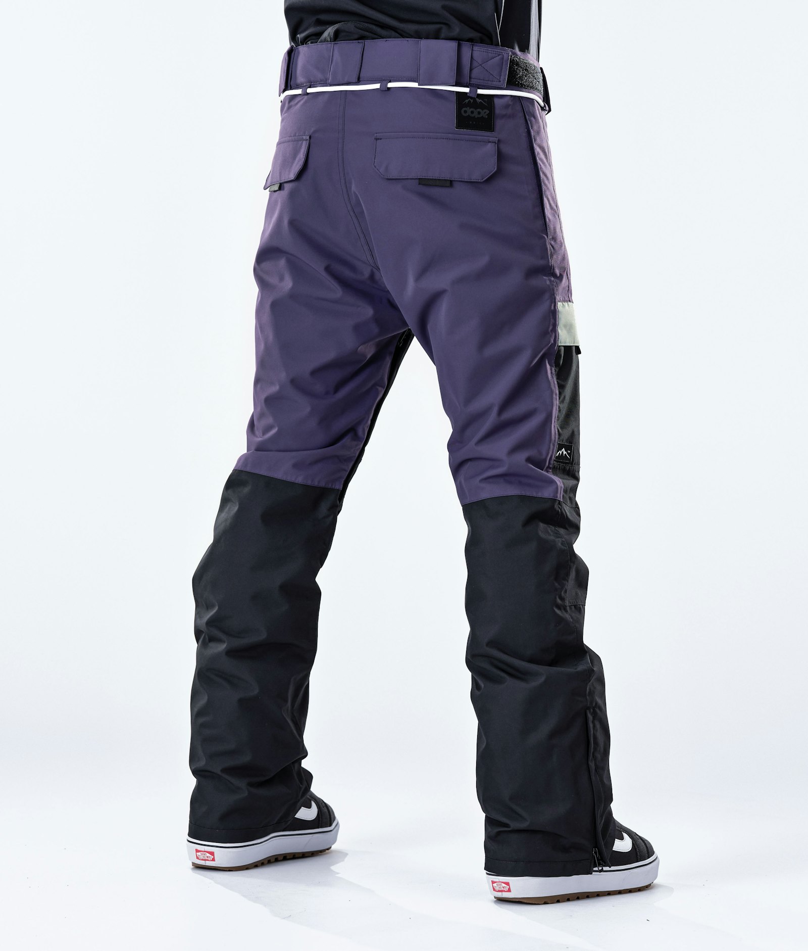 Dope Poise 2019 Spodnie Snowboardowe Mężczyźni Grape/Faded Green/Black