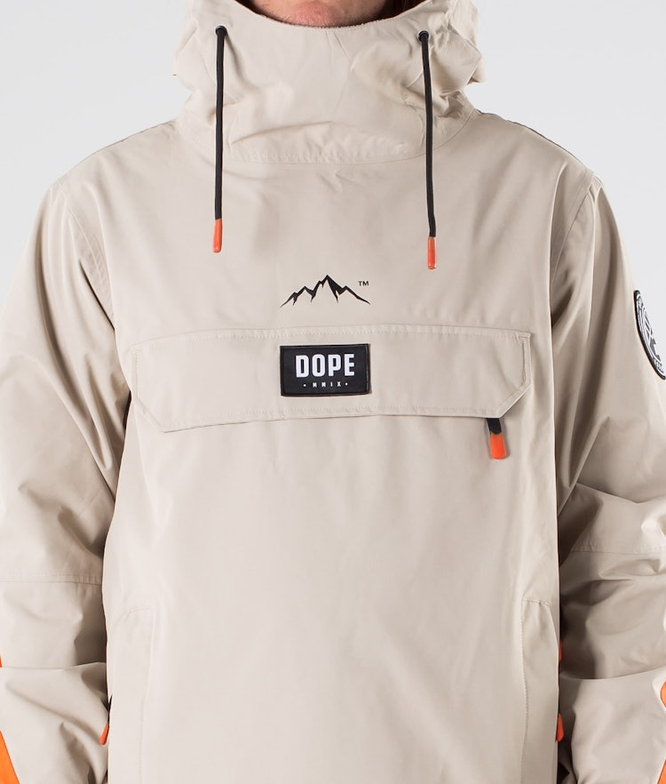 Dope Blizzard 2019 Veste Snowboard Homme Limited Edition Sand Orange