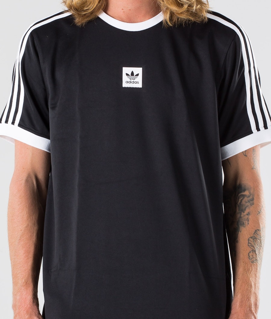 Adidas Skateboarding Club Jersey Camiseta Black/White - Negro | Ridestore.com