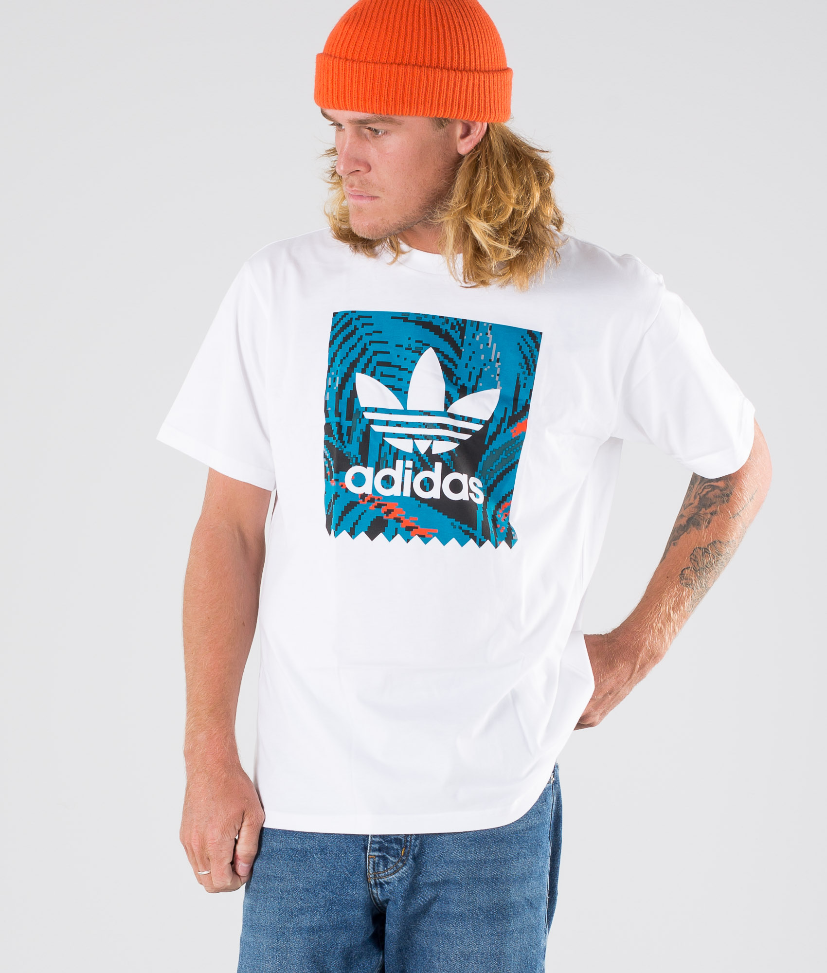 teal and orange adidas