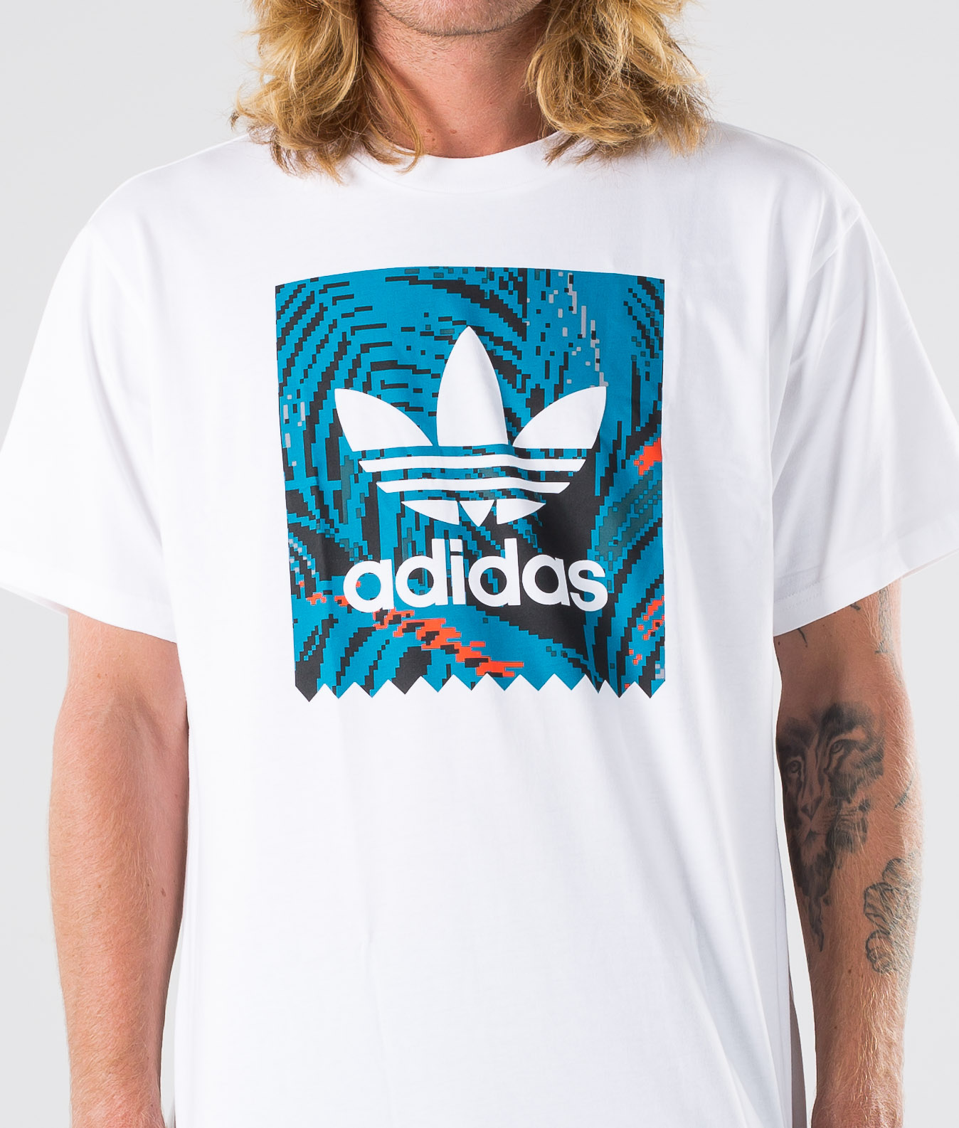 teal adidas shirt