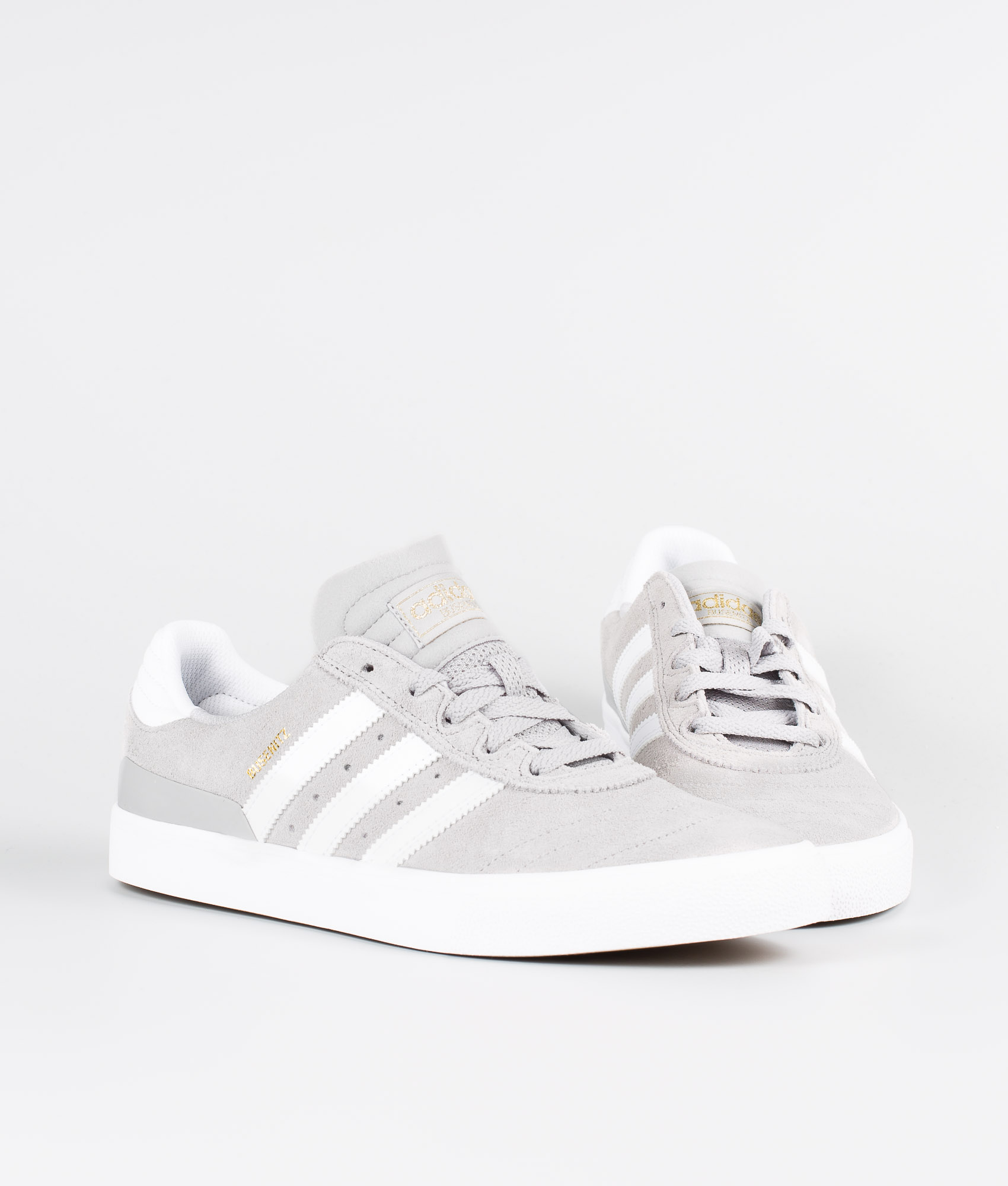 adidas busenitz vulc sesame grey & white shoes