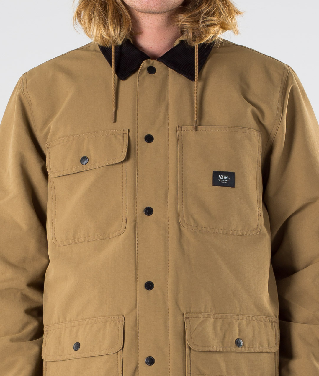 vans jacket Brown